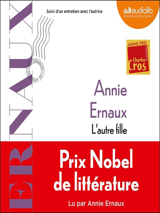 Title details for L'autre fille by Annie Ernaux - Available